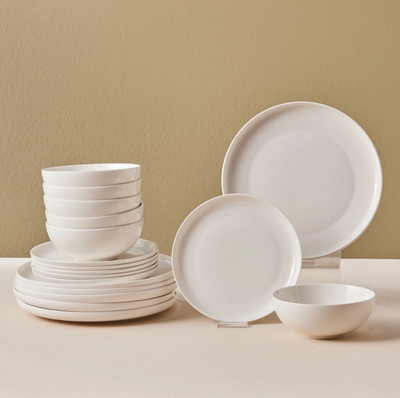 Karaca Stream Bone Remi 18 Piece 6 Person Dinner Set