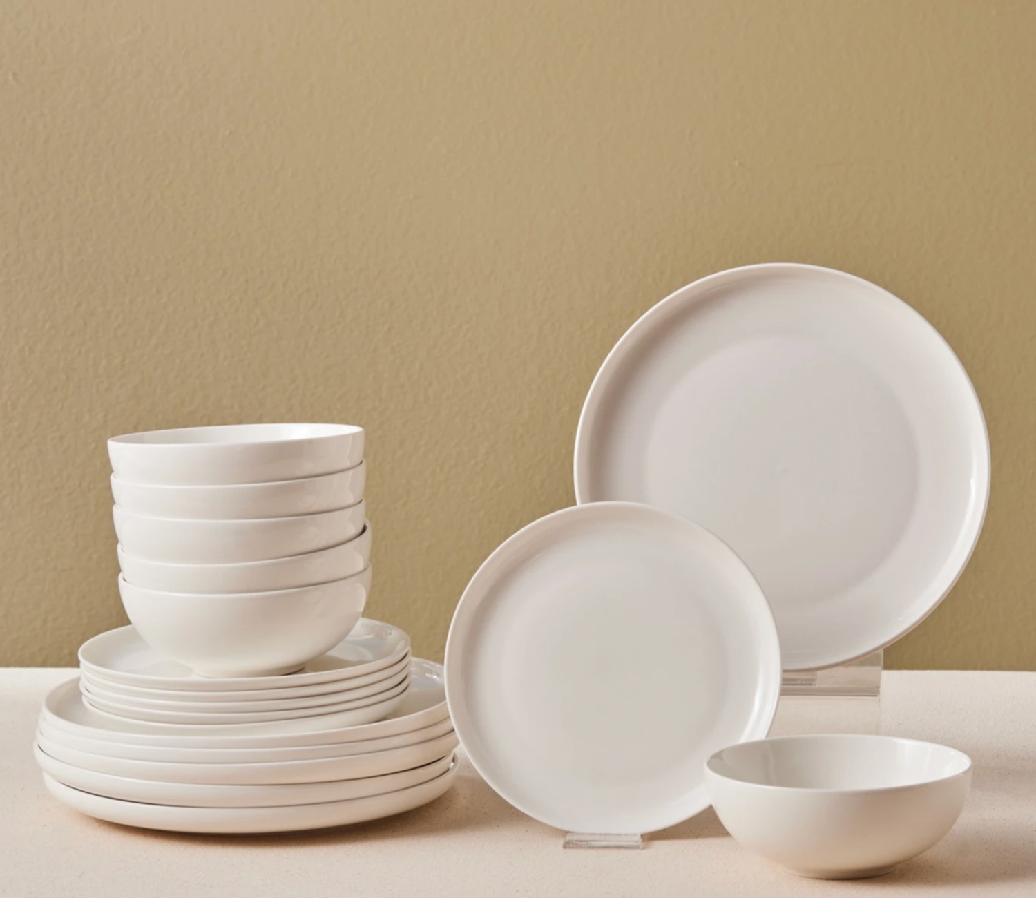 Karaca Stream Bone Remi 18 Piece 6 Person Dinner Set