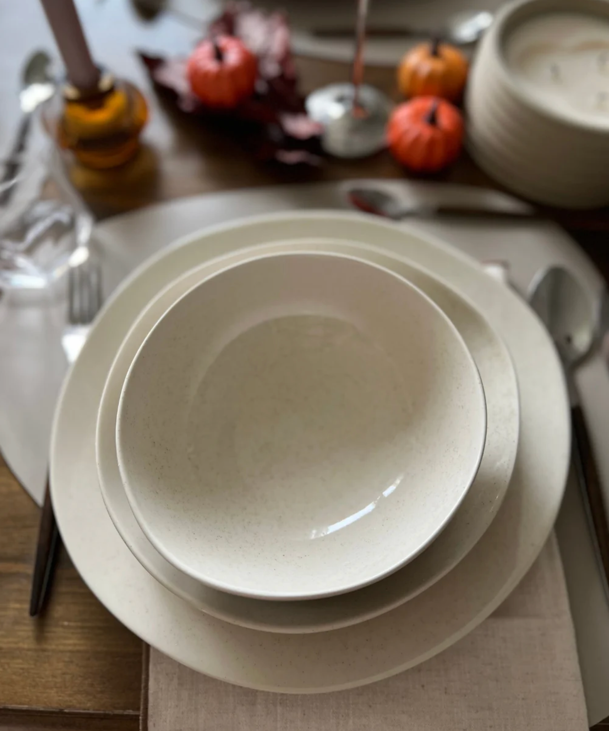 Soho 24-piece dinnerware set for 6 persons | beige