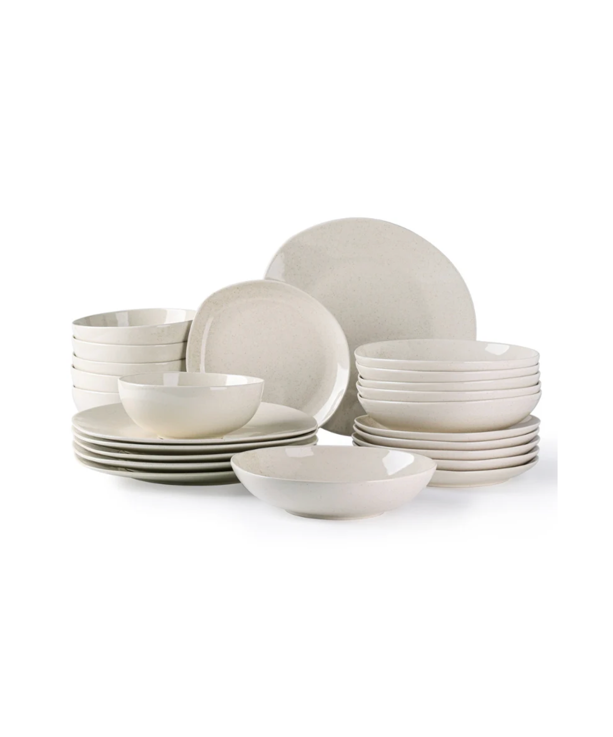 Soho 24-piece dinnerware set for 6 persons | beige