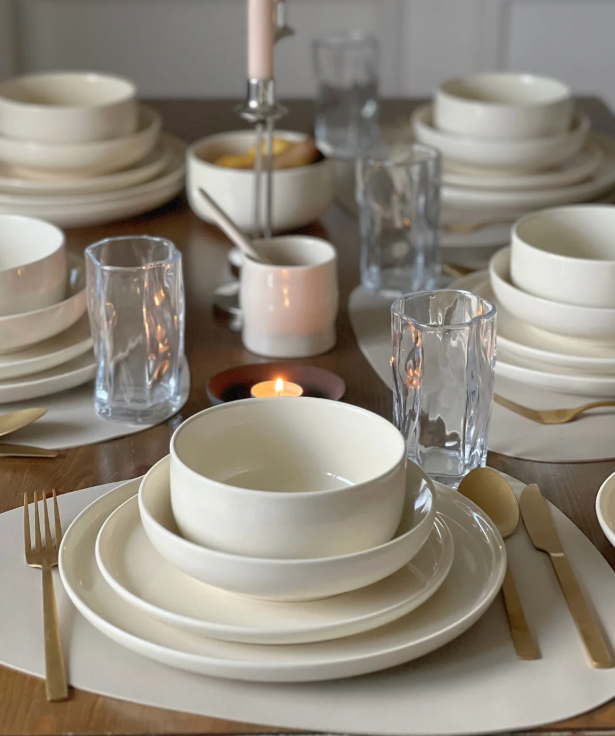 Novel 24-delig serviesset voor 6 personen | beige