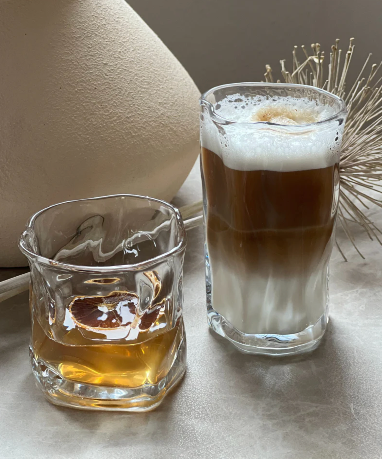 Diamond clear long drink glasses| 280 ml