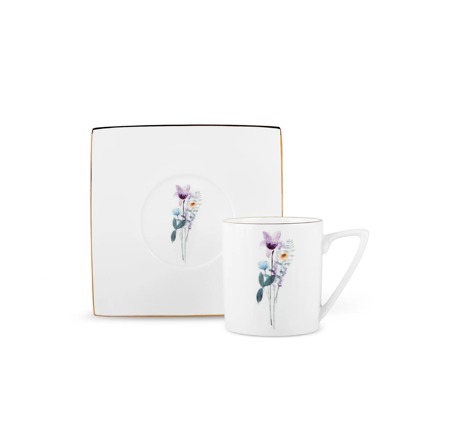 Karaca Valencia 6 Person Thee Cup Set 190 Ml