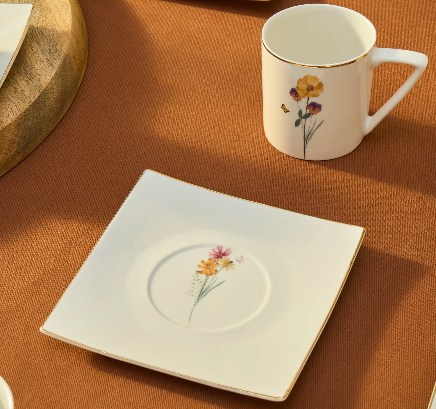 Karaca Valencia 6 Person Thee Cup Set 190 Ml