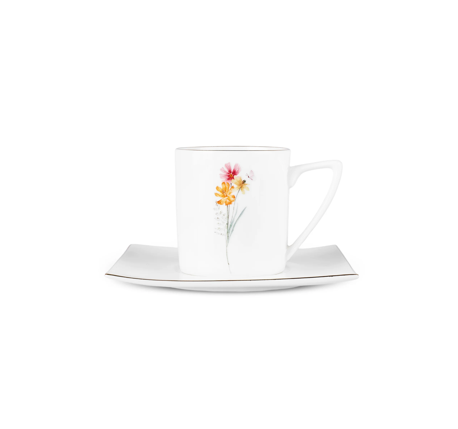 Karaca Valencia 6 Person Thee Cup Set 190 Ml