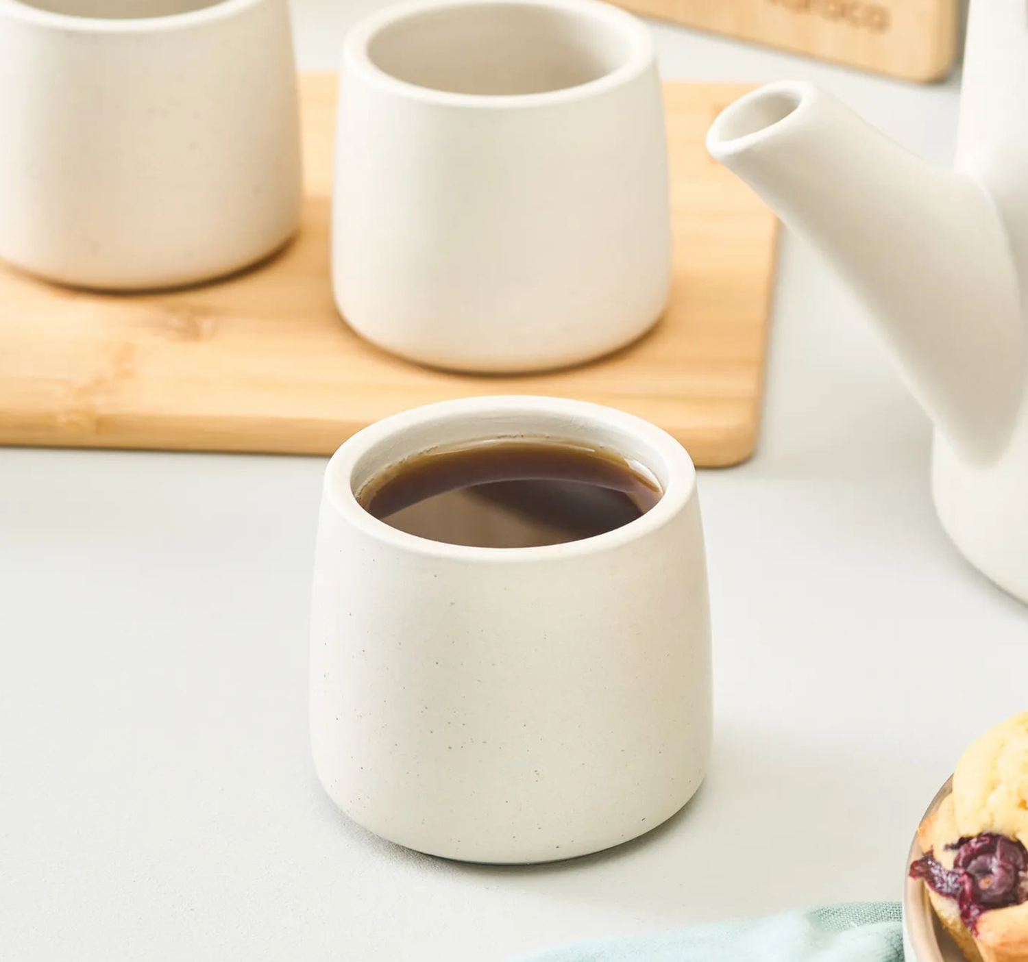 Karaca Yuuki Tea Set for 6 Persons, 7 Pieces