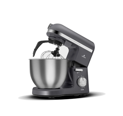 Karaca Mastermaid Chef Pro Double Arm Stand Mixer Space Gray, 5L, 1500W