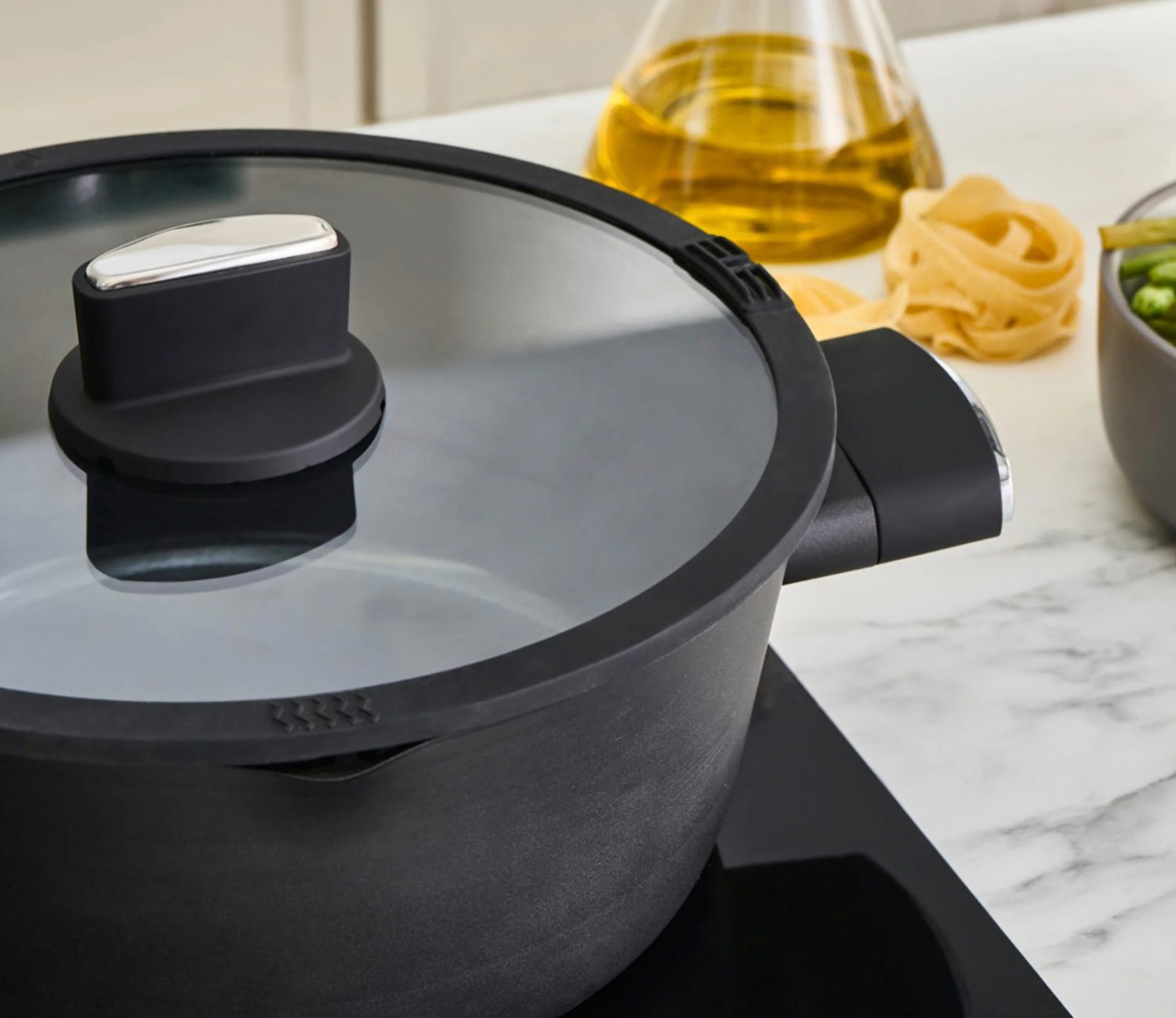 Karaca Midnight Ceramic Cookware Set 6 Pieces