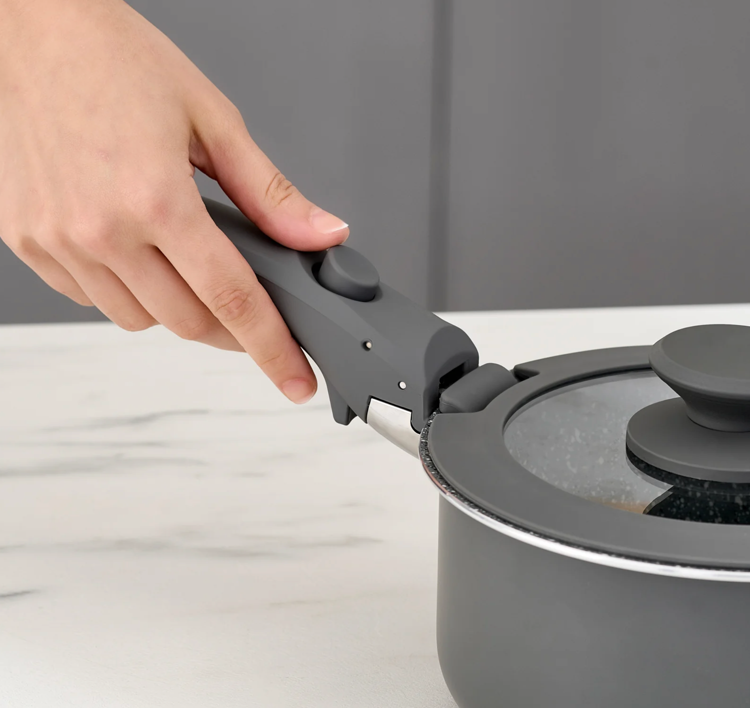 Karaca Comfort 6-Piece Non-Stick Induction Cookware Set