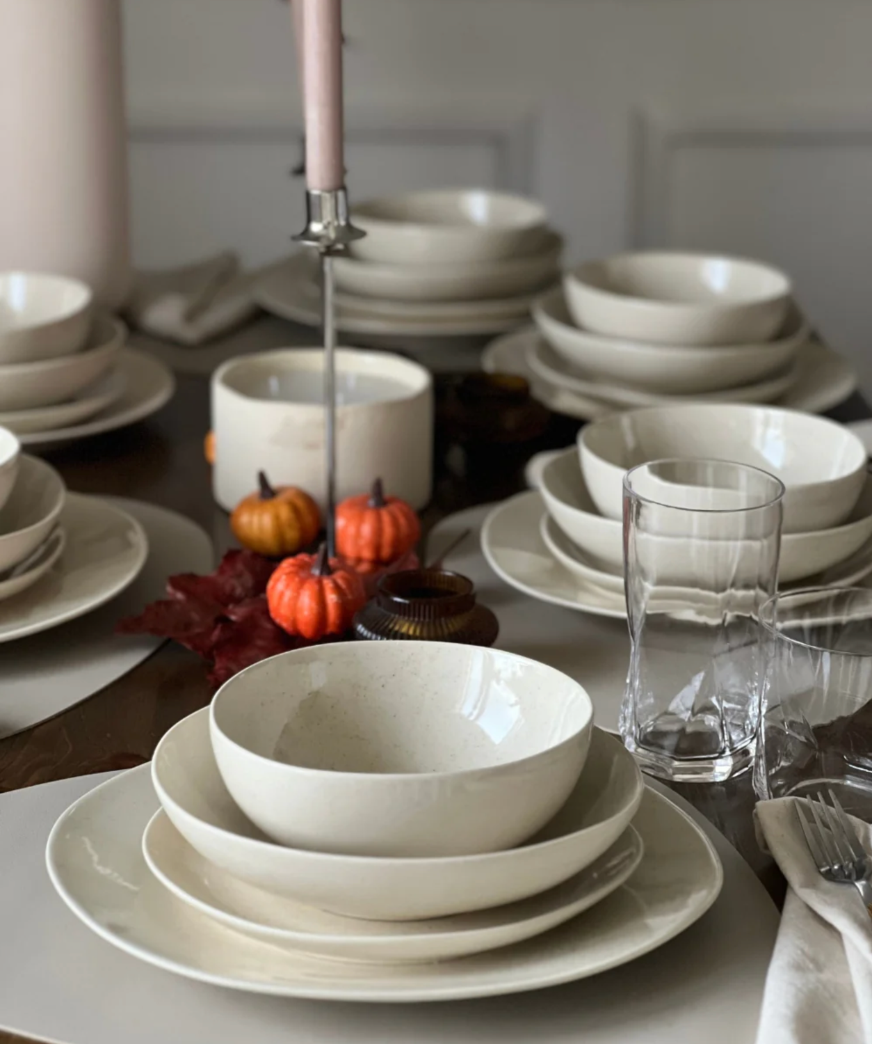 Salin&#39;s Home special set NO.2( Dinnerware set + Cutlery set + glass set)