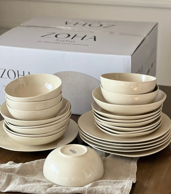 Salin&#39;s Home special set NO.2( Dinnerware set + Cutlery set + glass set)