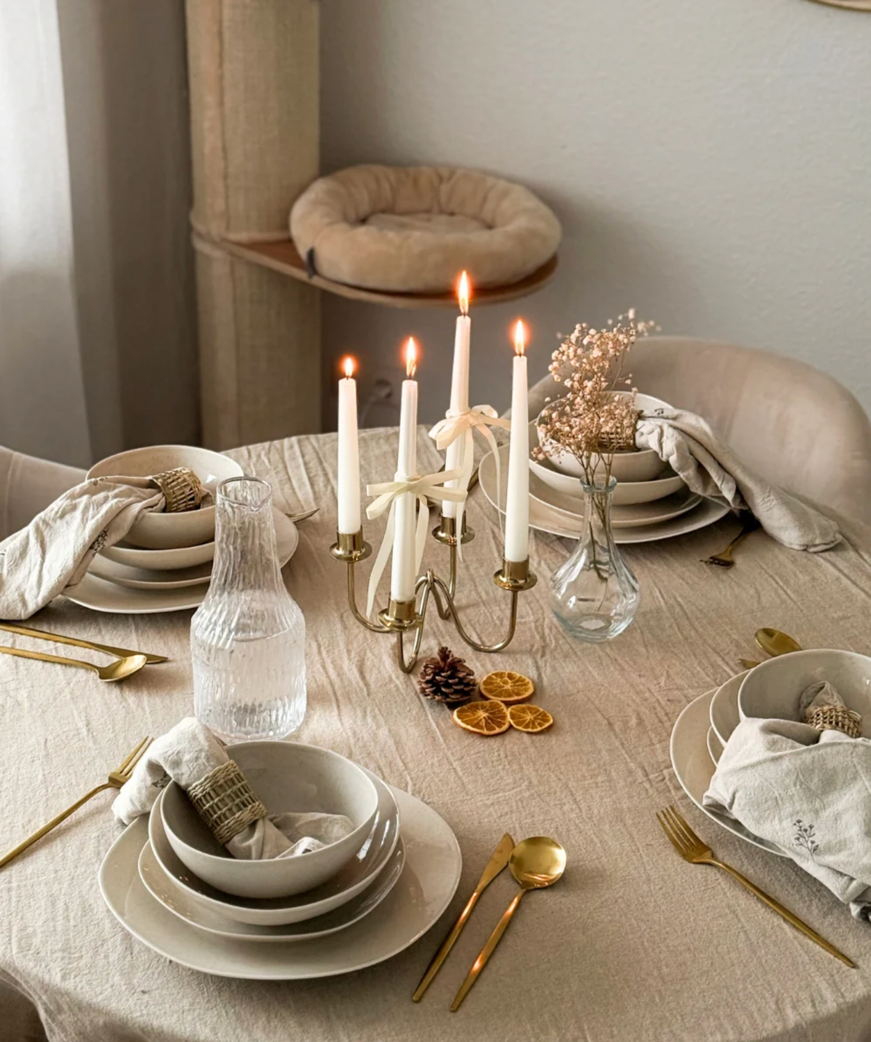 Salin&#39;s Home special set NO.2( Dinnerware set + Cutlery set + glass set)