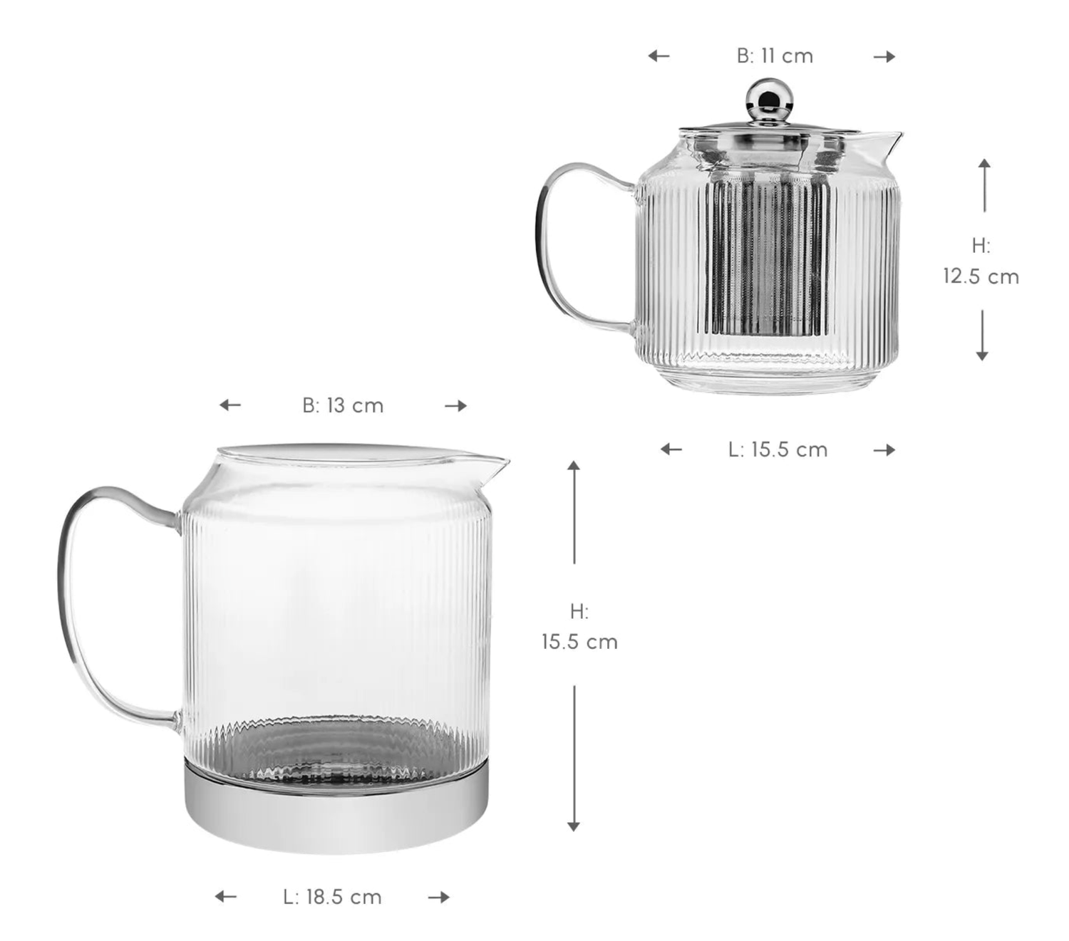 Theepot en Glazen Set