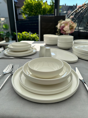 Bricard Lunel dinnerware set for 6-person | white | 27-piece