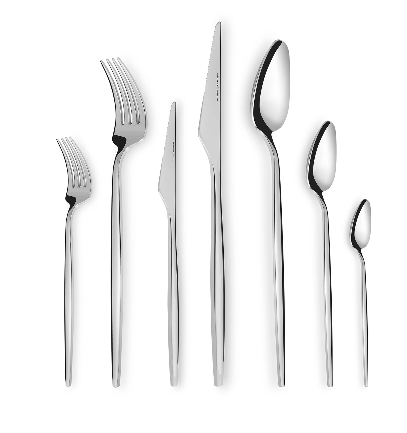 Karaca Moongate 316+ 84-Piece Premium Cutlery Set for 12 - Boxed