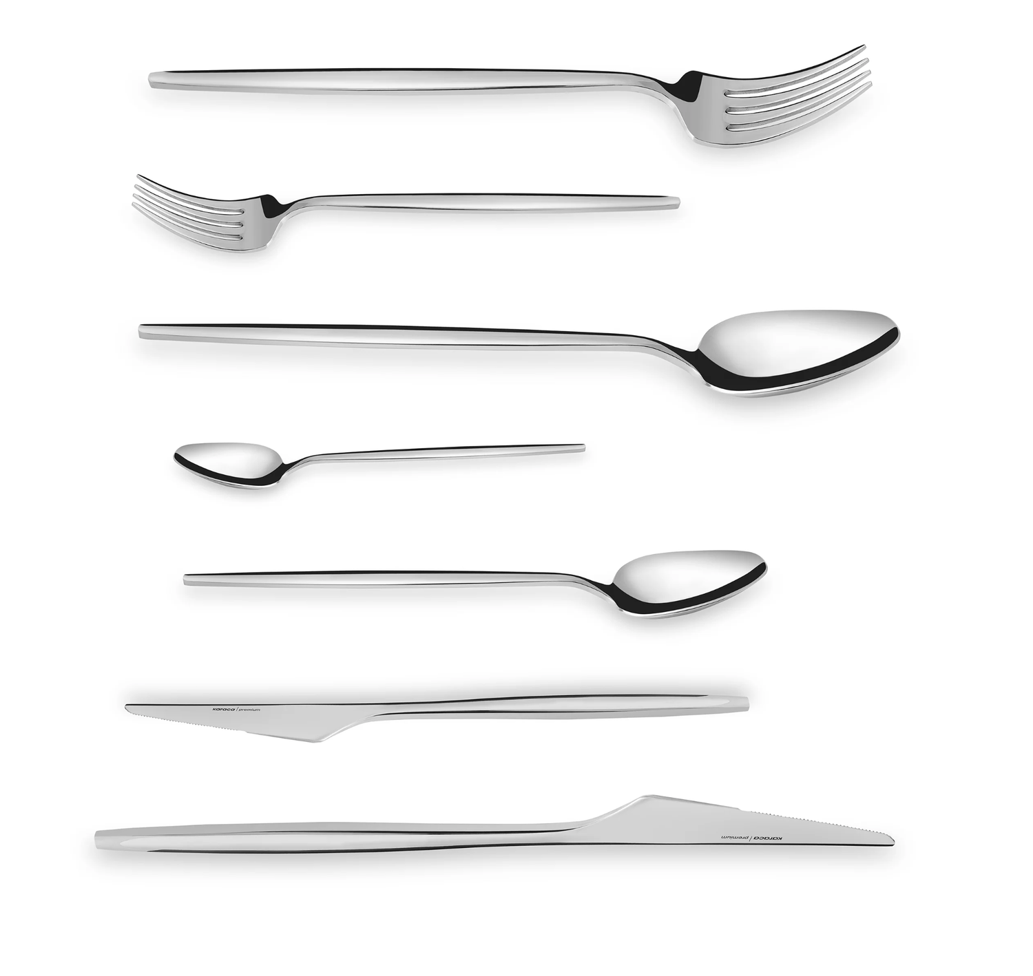 Karaca Moongate 316+ 84-Piece Premium Cutlery Set for 12 - Boxed