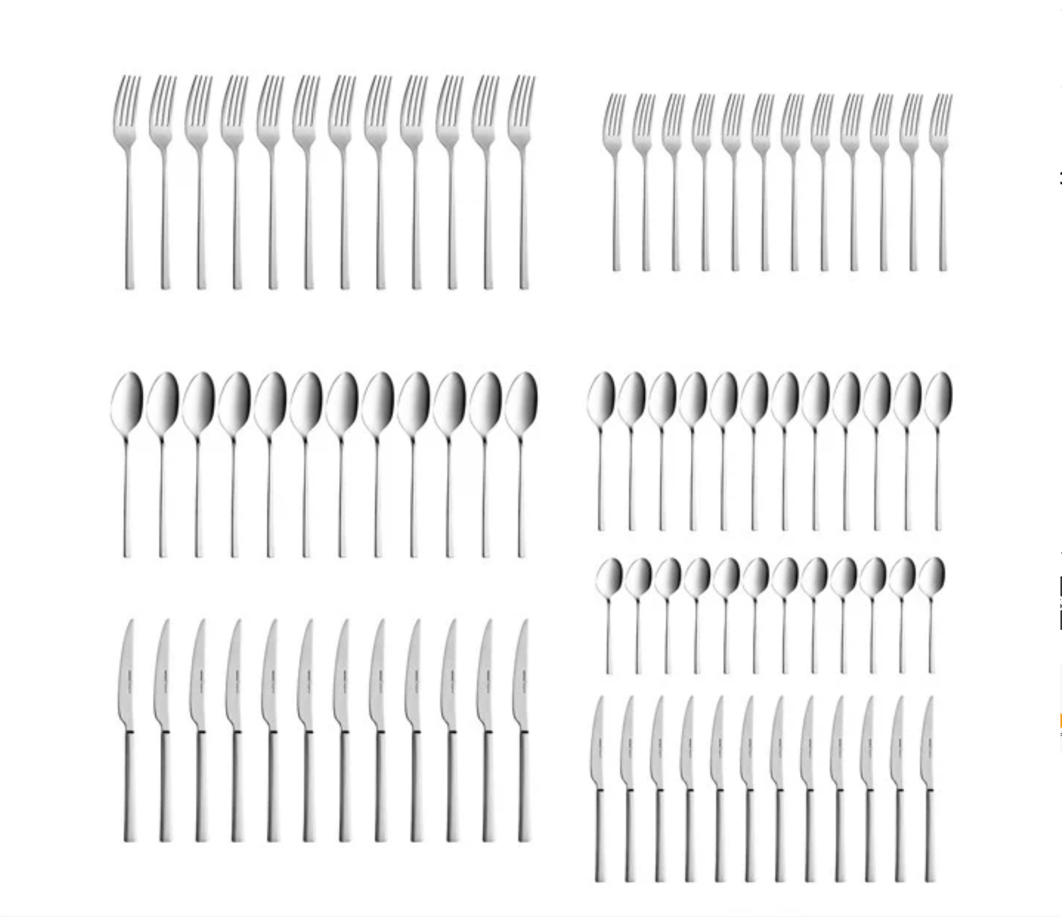 Karaca Serenity Elegance 12-persoons 84-delig bestekset