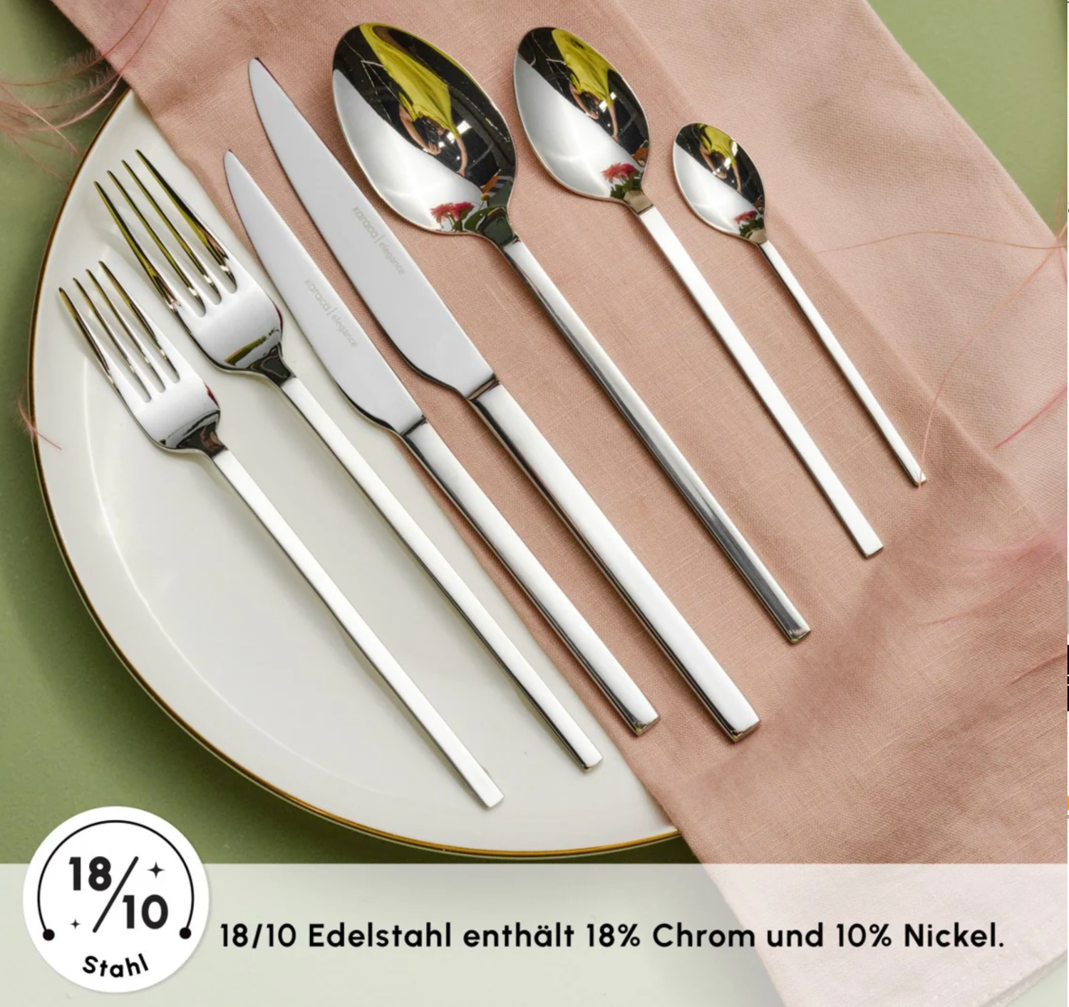 Karaca Pallas Elegance 12-persoons 84-delig bestek