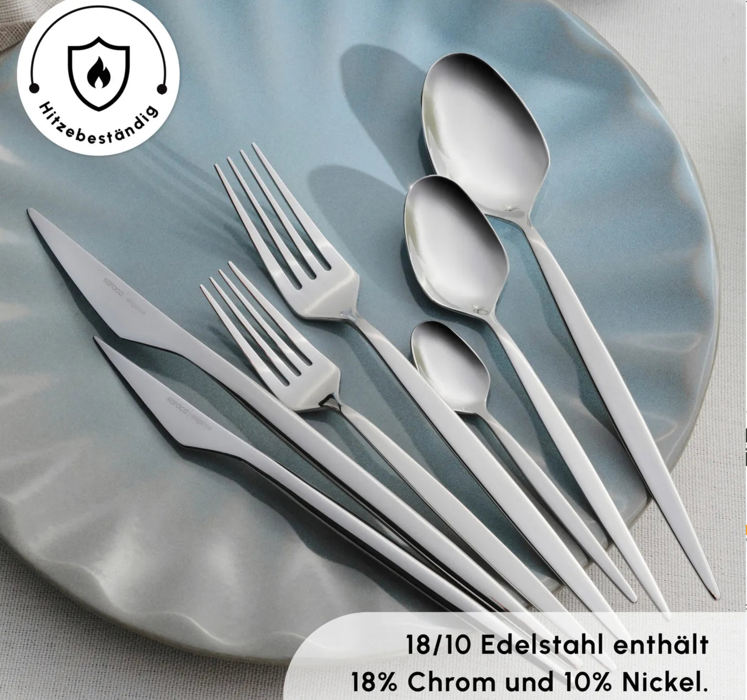 Karaca Thor Elegance Cutlery Set , 84 Piece, 12 Person