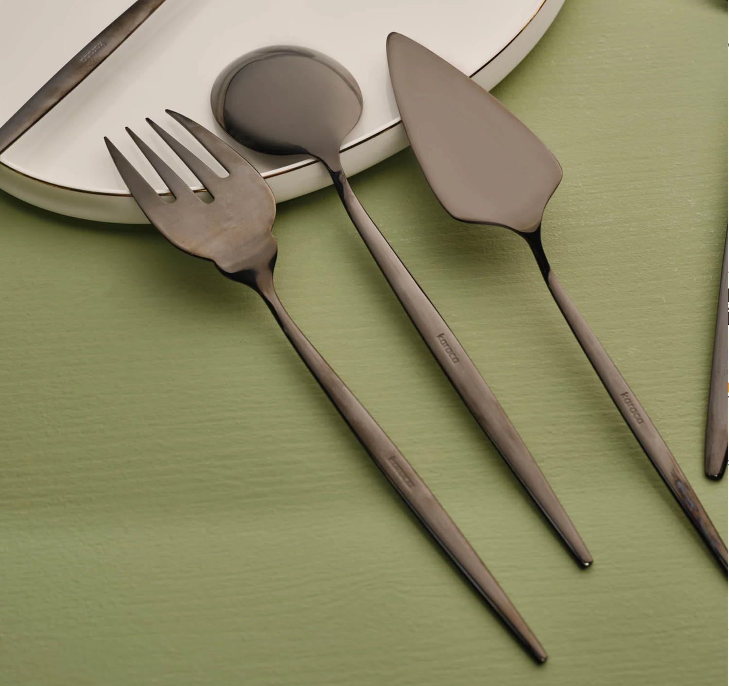 Karaca Orion Black 7-Piece Service Set