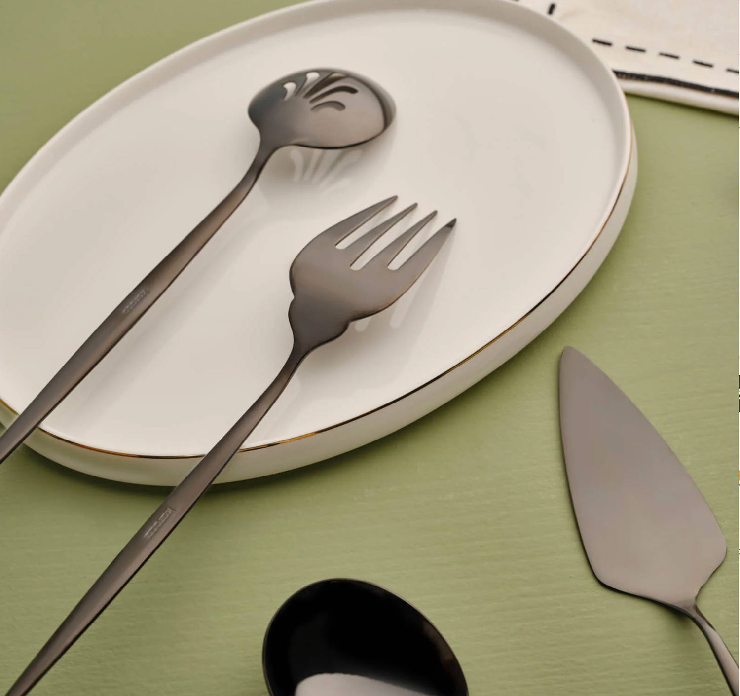 Karaca Orion Black 7-Piece Service Set