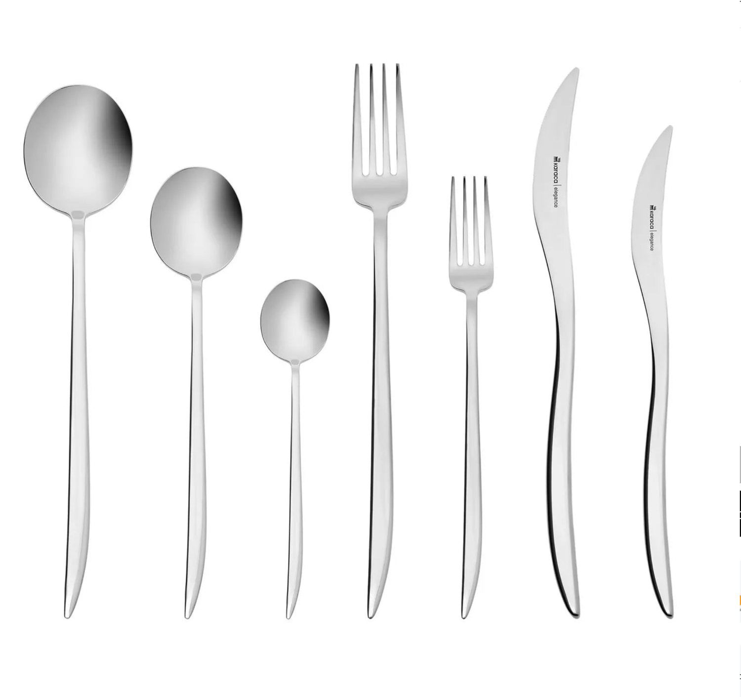 Karaca Amour 84 Piece Elegance Cutlery Set With Box for 12 Person