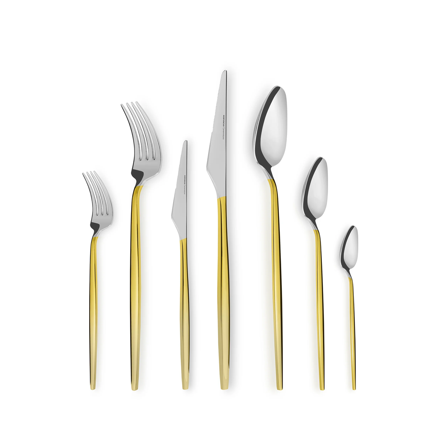 Karaca Moongate Gold 84-Piece 316 Premium Cutlery Set in Box