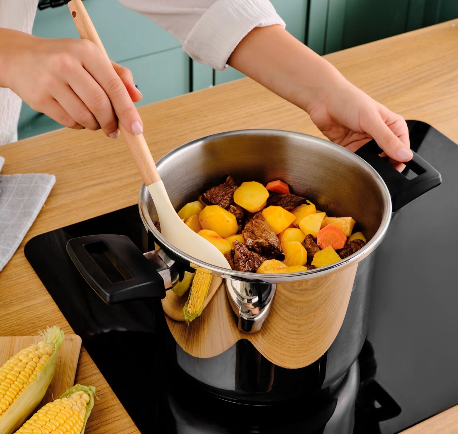 Karaca Perfect Gray 4+6 lt Pressure Cooker Set
