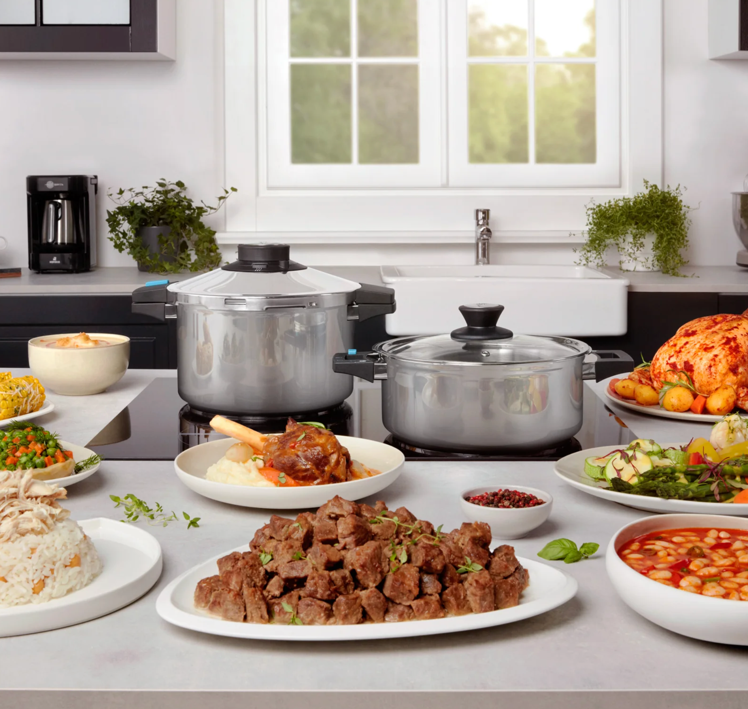 Karaca Quick and Safe Pressure Cooker, 7 Litre