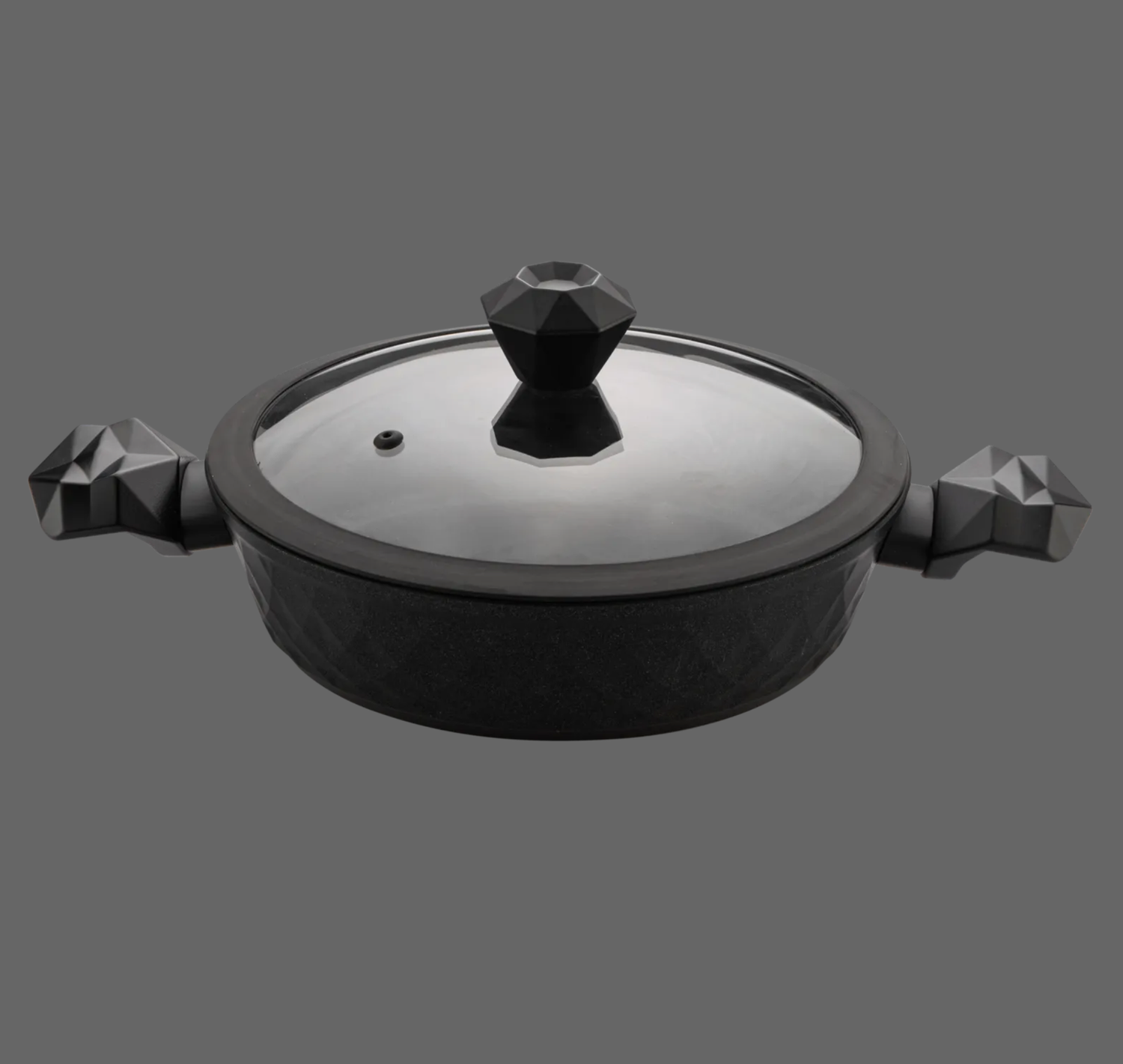 Karaca Bio Diamond 26 cm 3.2 lt Wide Induction Pot with Antibacterial Handles