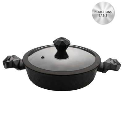 Karaca Bio Diamond 26 cm 3.2 lt Wide Induction Pot with Antibacterial Handles