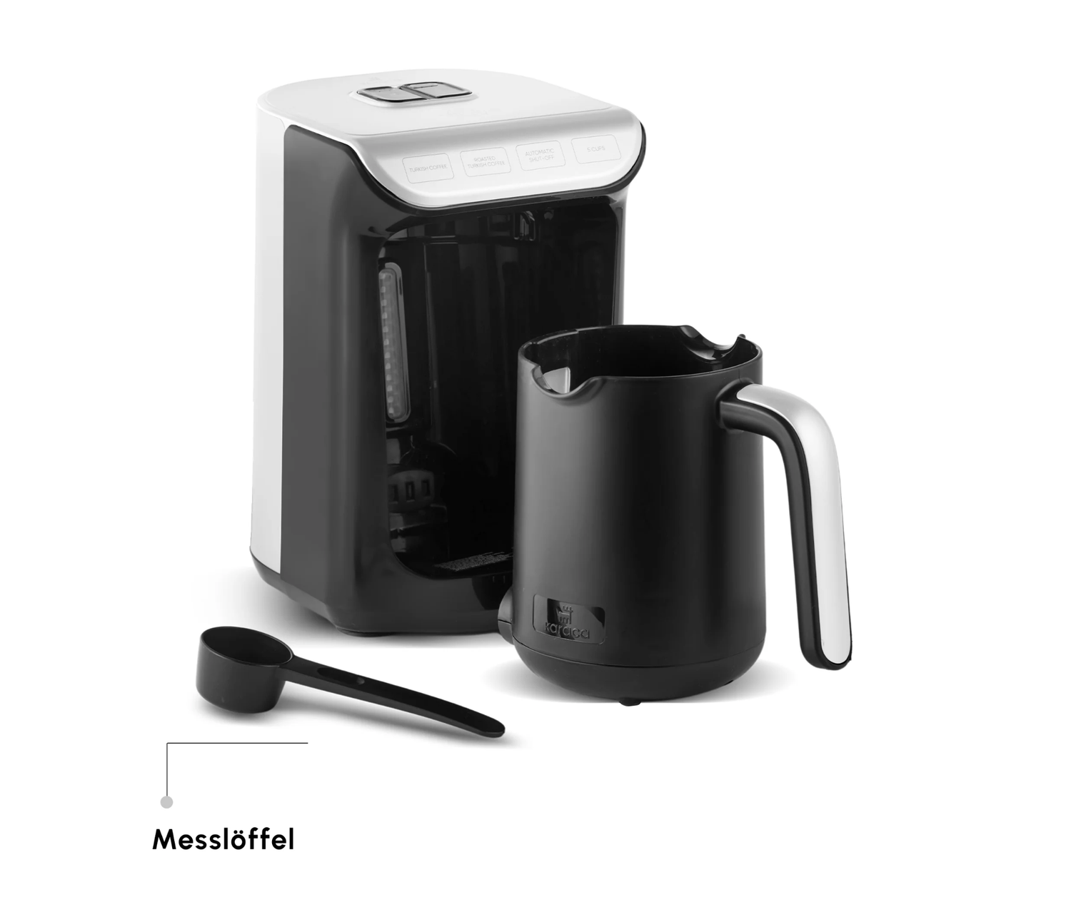 Karaca Hatır koz Koffiezetapparaat voor Turkse koffie met melk White