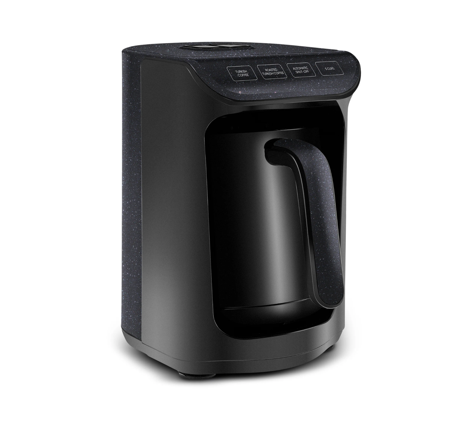 Karaca Hatır Koz Milky Turkish Coffee Machine, Shiny Black