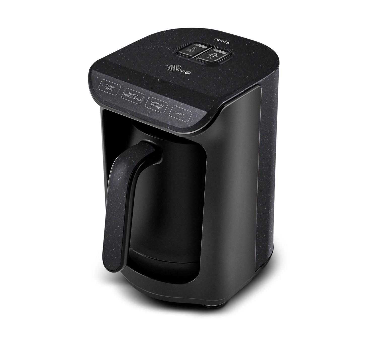 Karaca Hatır Koz Milky Turkish Coffee Machine, Shiny Black