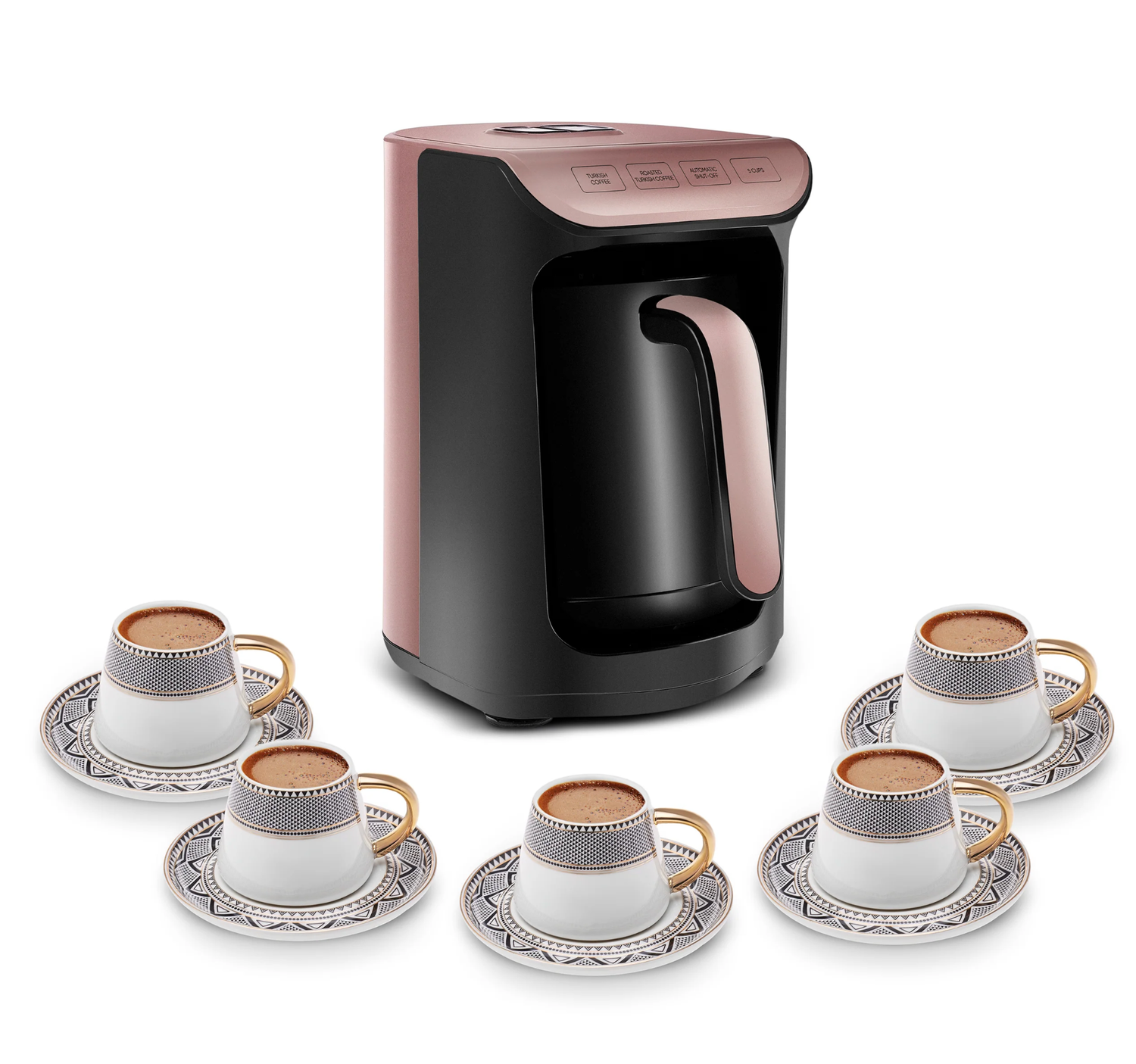 Karaca Hatır Koz Milky Turkish Coffee Maker Rose
