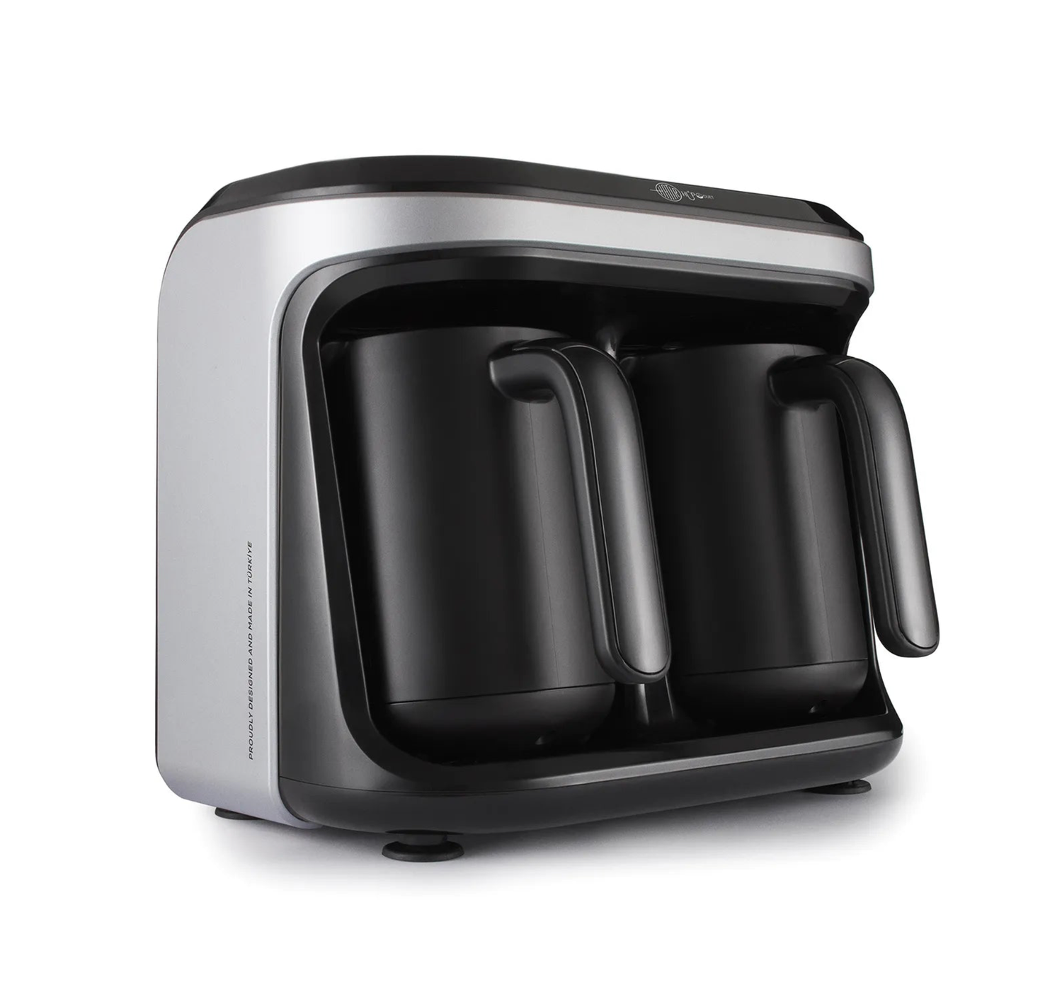 Karaca Hatir Hüps Duet Turkish Coffee Machine, Gray, 1400W
