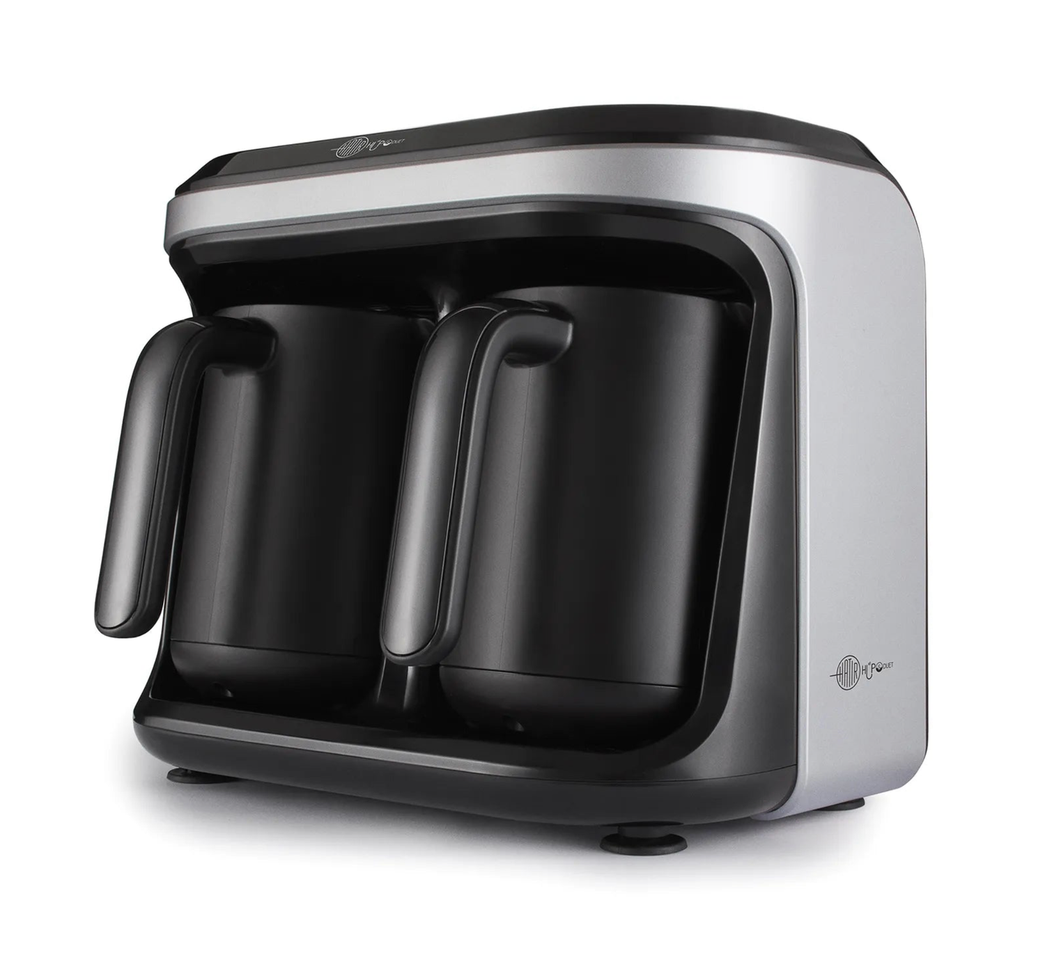 Karaca Hatir Hüps Duet Turkish Coffee Machine, Gray, 1400W