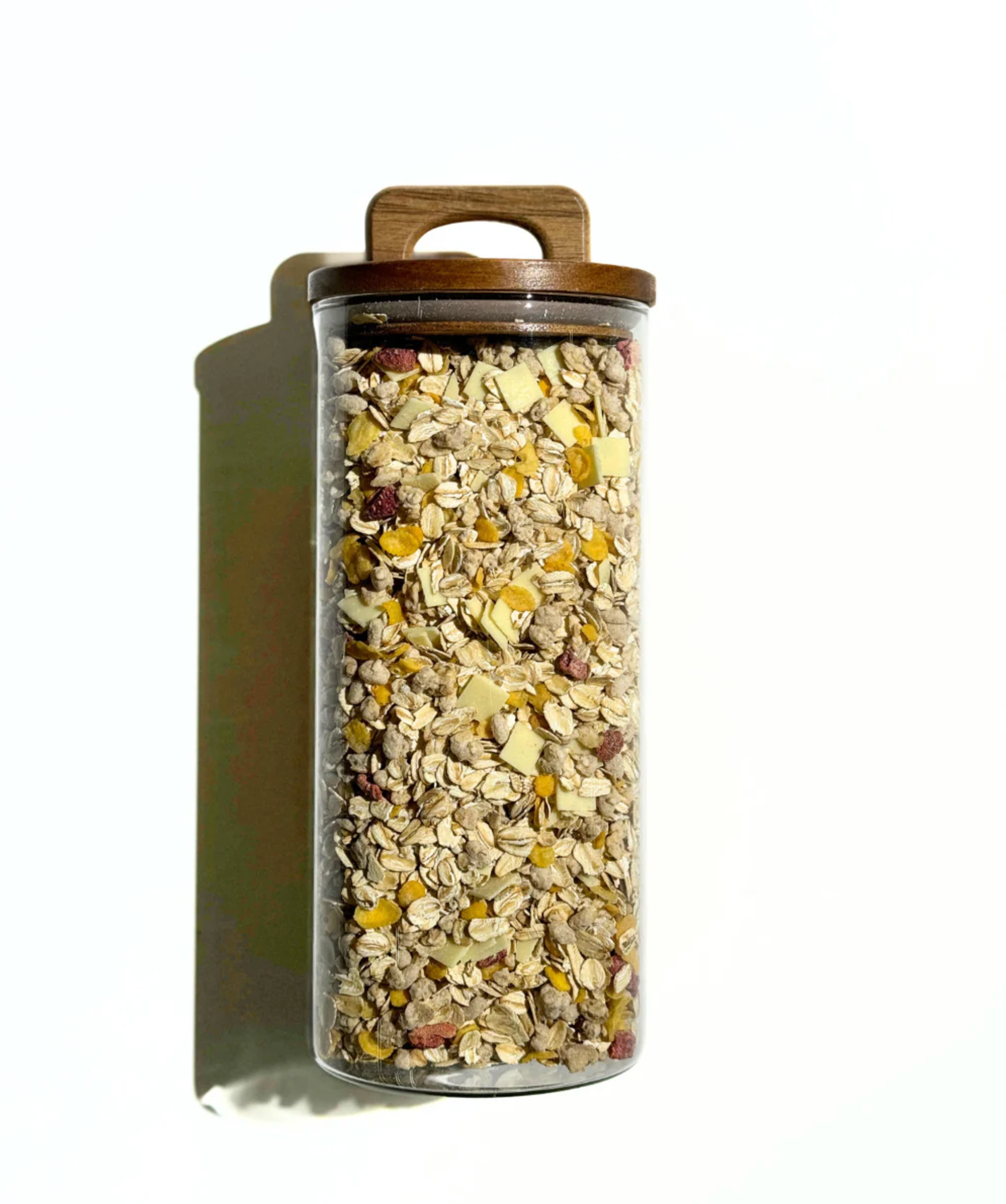 Stock jars Henkel acacia lid set of 2/ 1500 ml