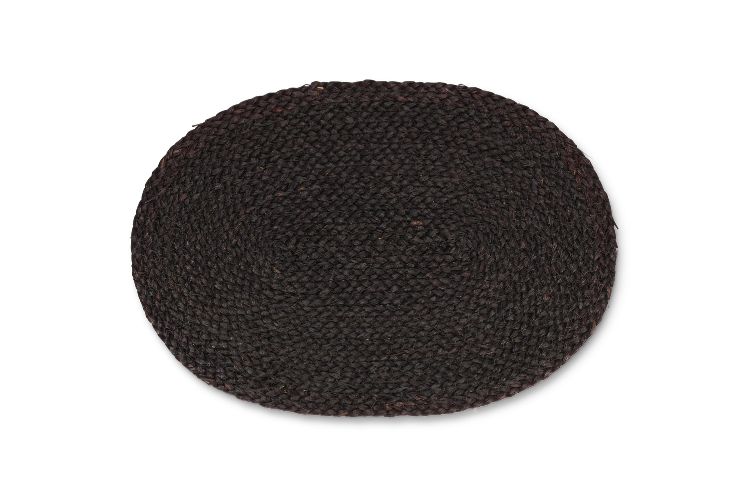 S&amp;P Placemat 45x30cm oval corn leaf black TableTop