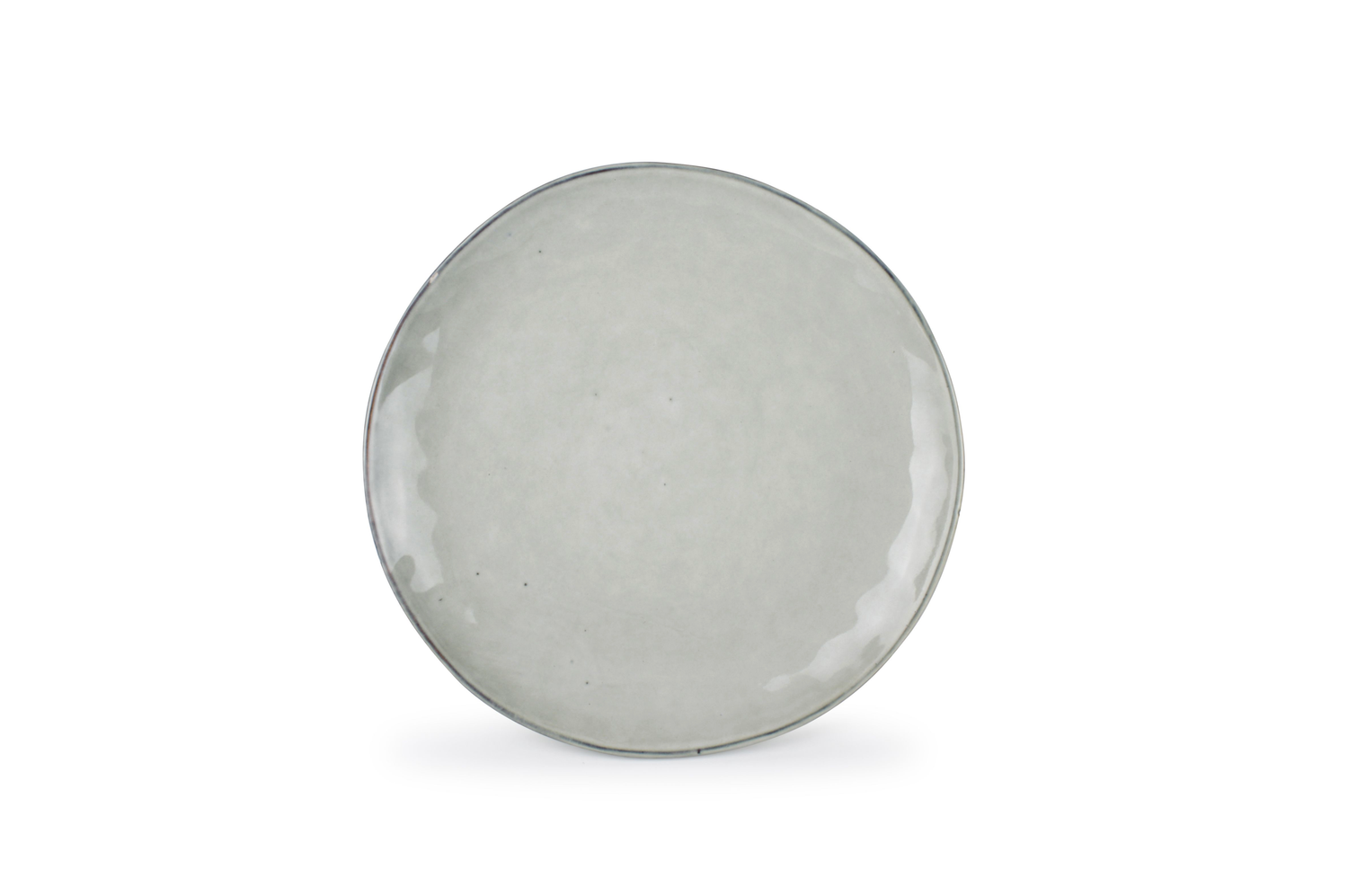 S&amp;P Plate 21cm coupe green Artisan