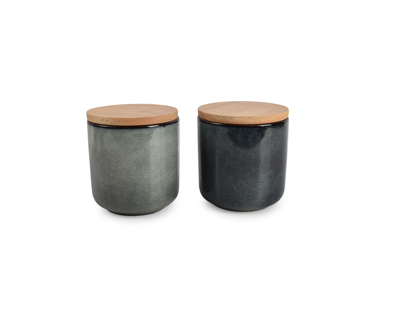 S&amp;P Canister 12xH12cm green/blue Meridian