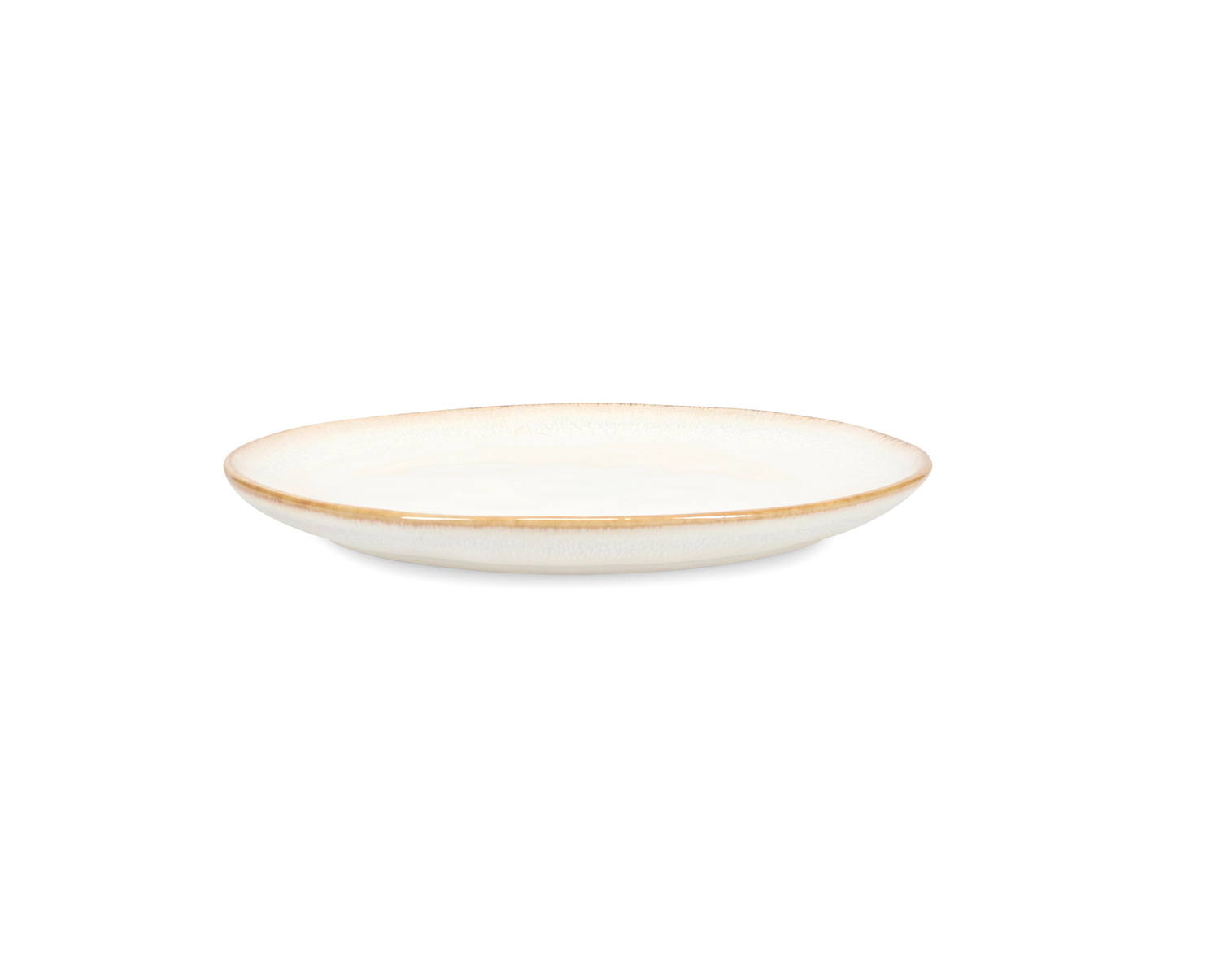 S&amp;P Plate 21cm coupe white Artisan