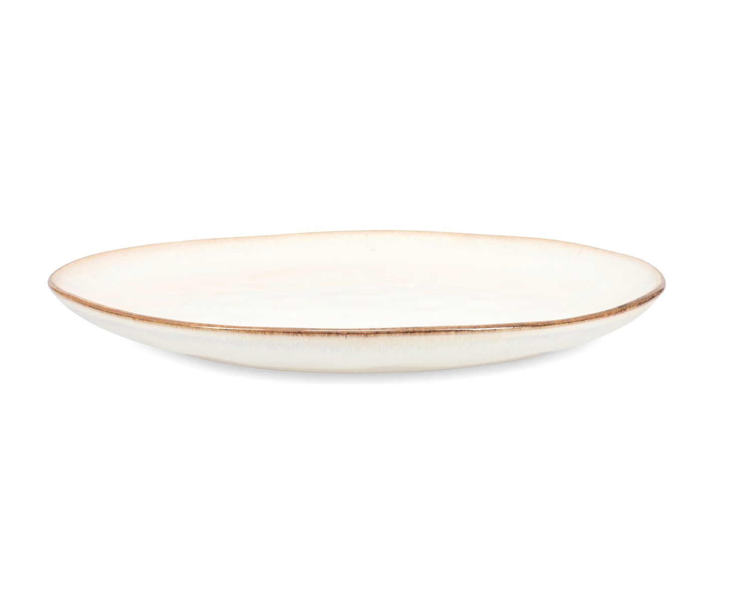 S&amp;P Plate 28cm coupe white Artisan