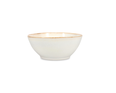 S&amp;P Bowl 17xH7,5cm white Artisan