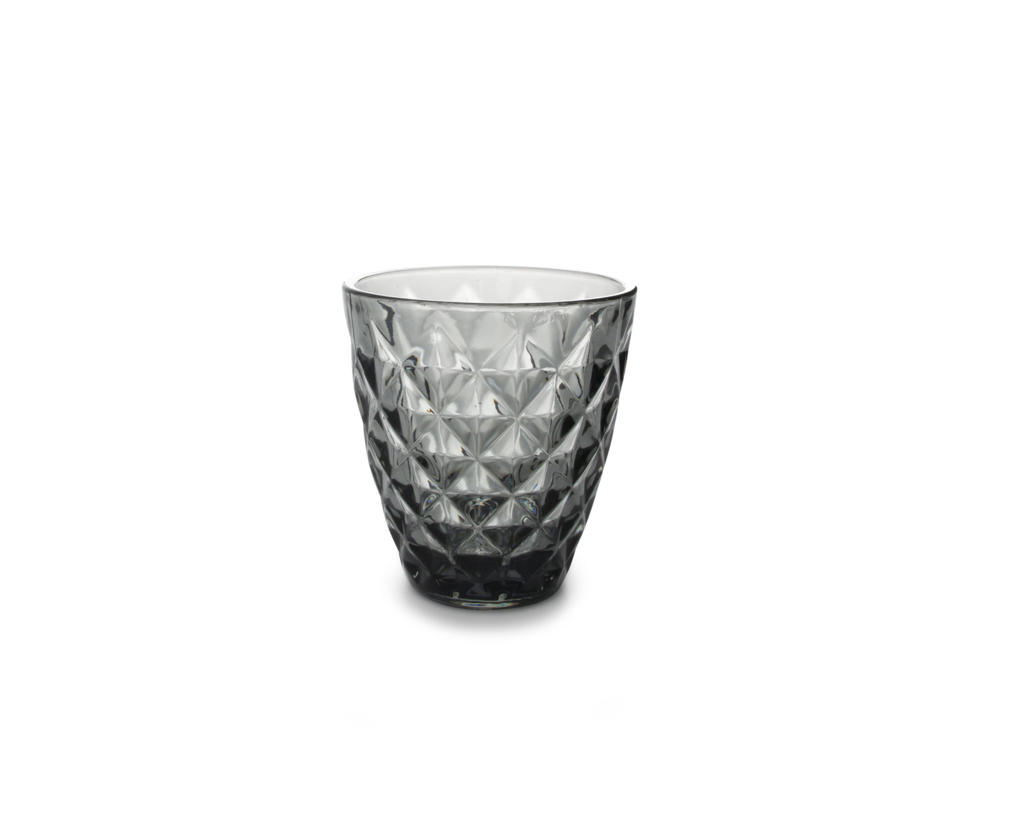 S&amp;P Glass 22cl grey Prisma - set/4