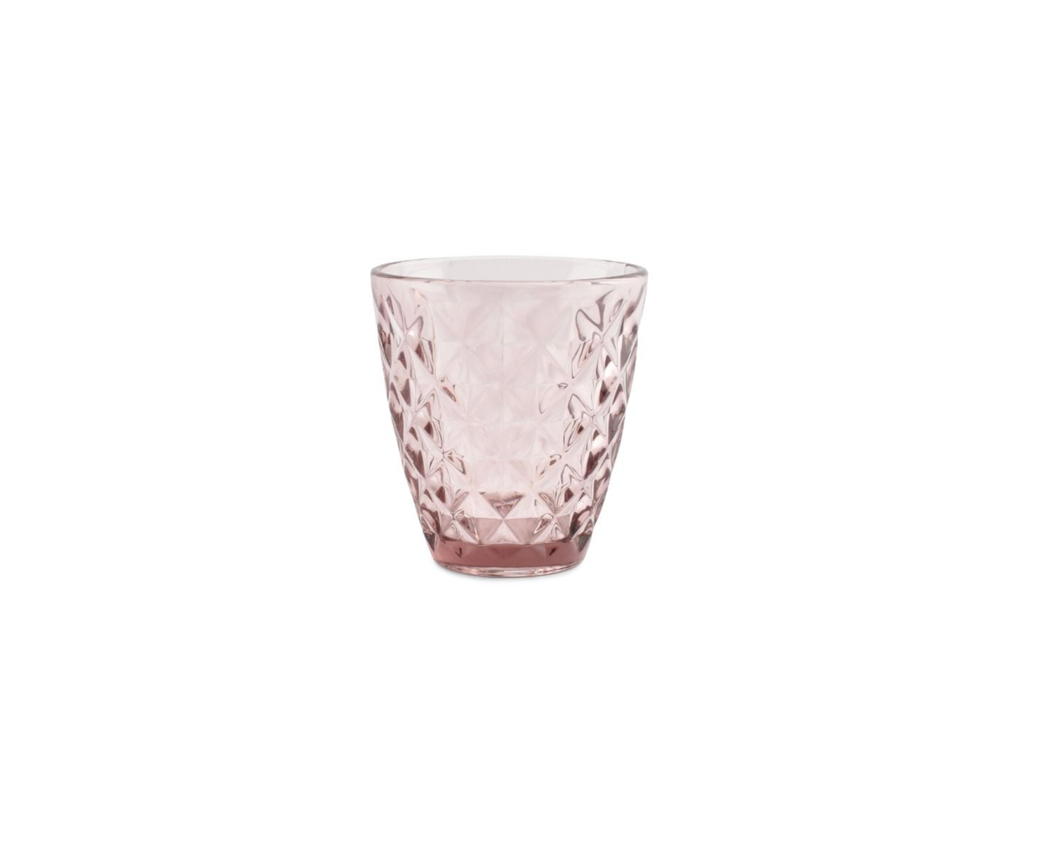 S&amp;P Glass 22cl pink Prisma - set/4