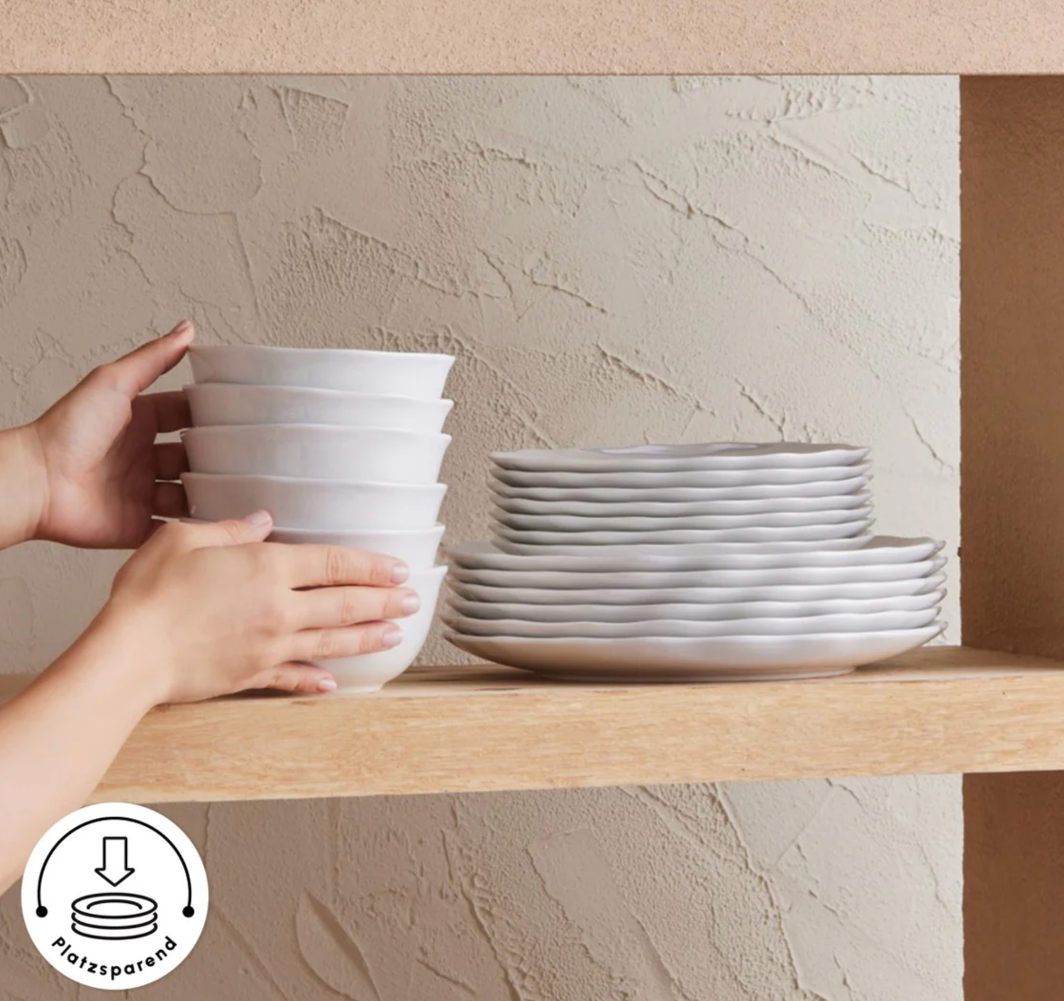 Karaca Rafaela 53-Piece 12-Person Dinner Set