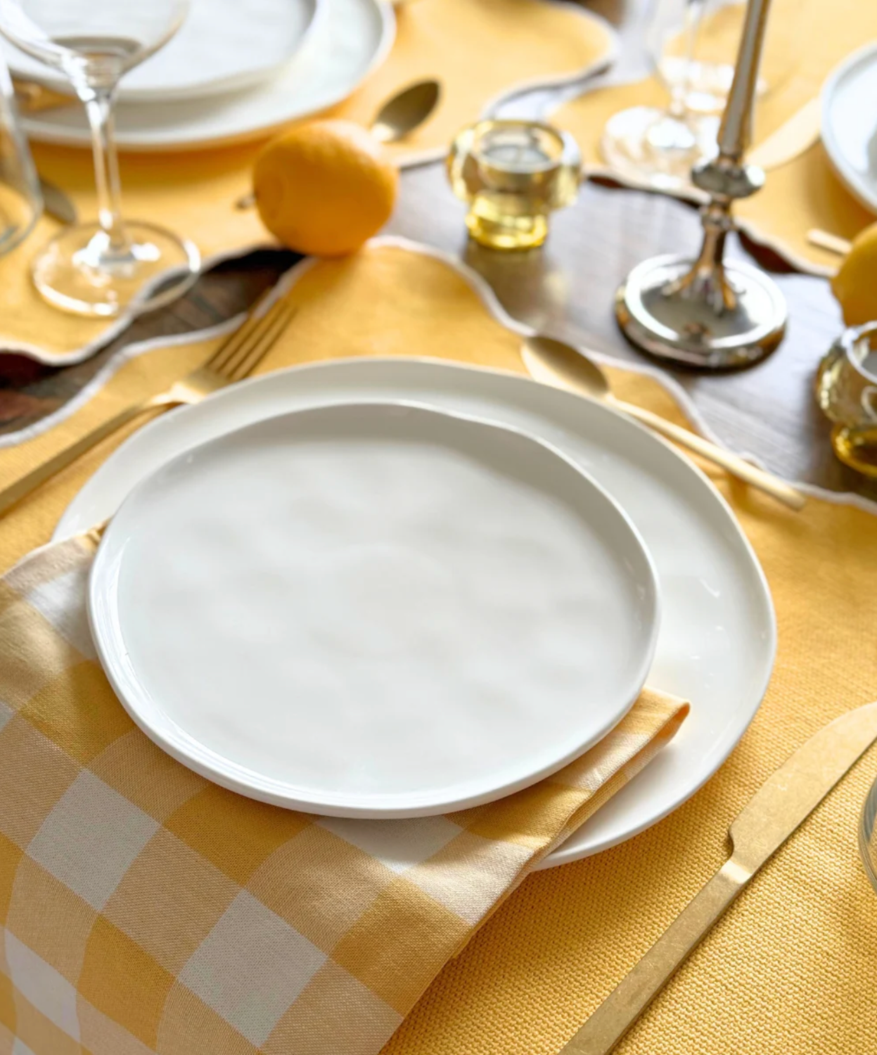 Perlemor 24-piece dinnerware set for 6 people | white