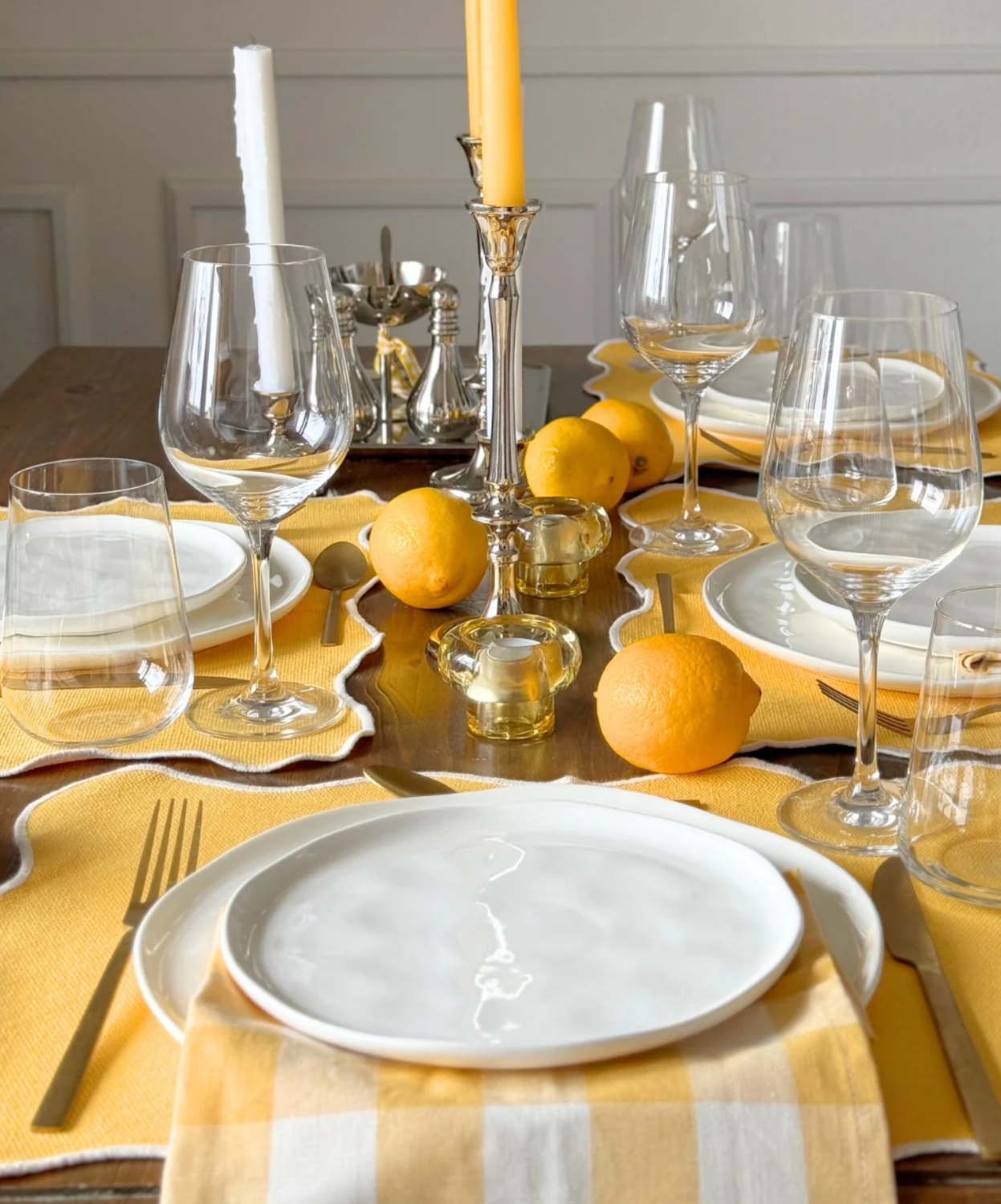 Perlemor 24-piece dinnerware set for 6 people | white