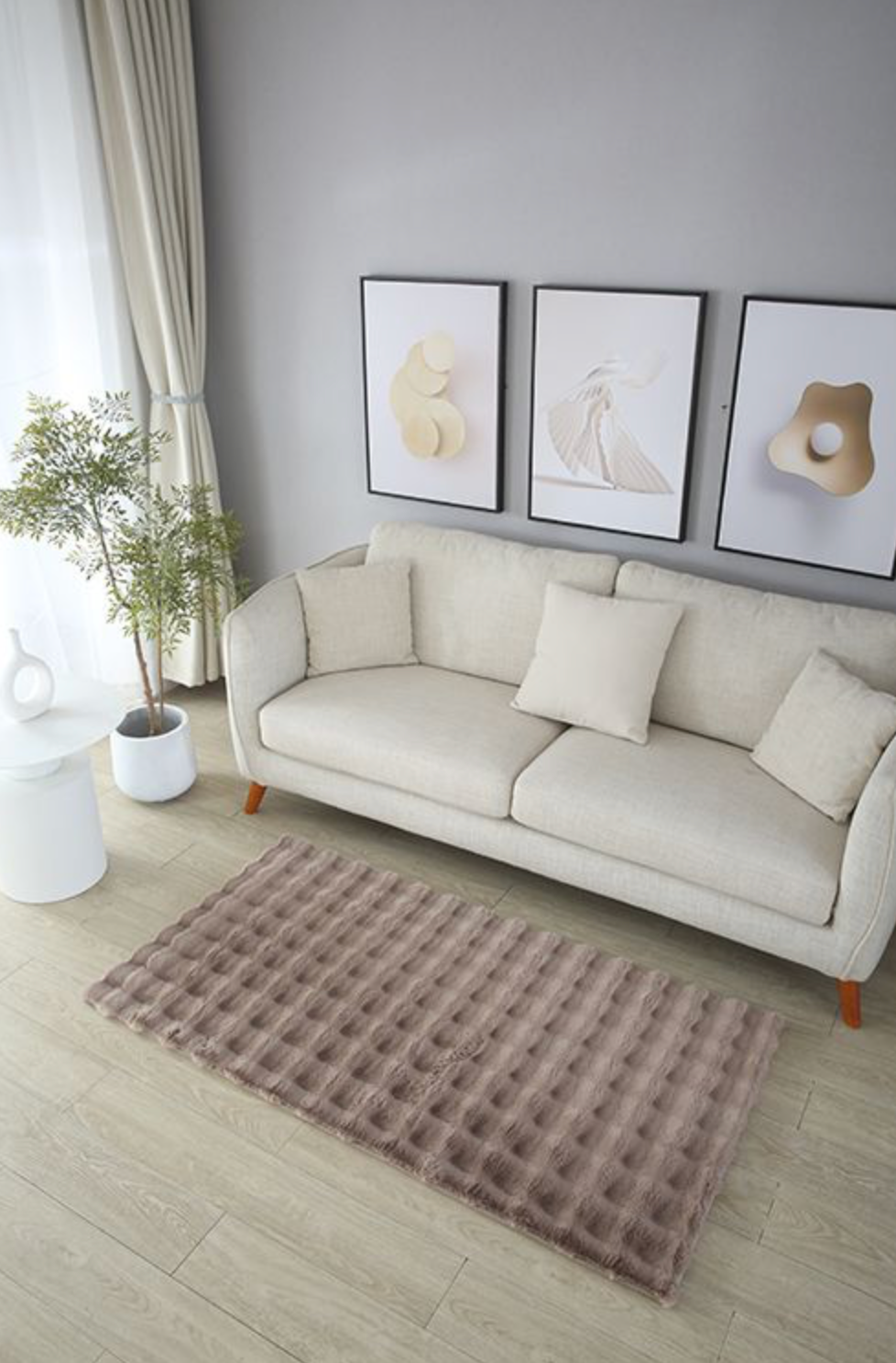Pelus Waves Carpet Brown